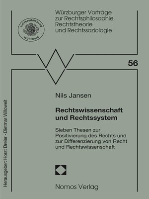 cover image of Rechtswissenschaft und Rechtssystem